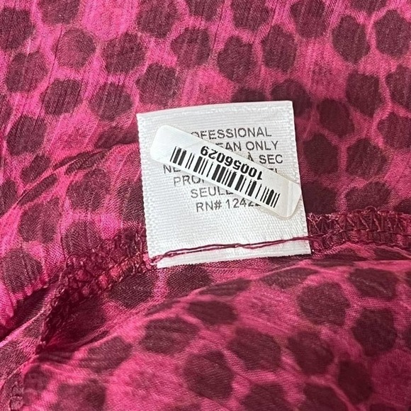 MISA Los Angeles Collared Dress Sheer Ruffled Long Sleeve ‎ Size XS - Picture 12 of 16